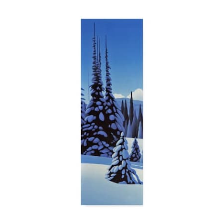 Ron Parker 'Alpine Winter' Canvas Art,10x32